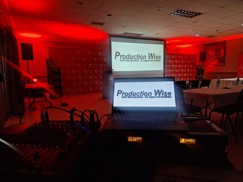 Sales Conference, Sound Projector and Stage Lighting Rental - Free State Sound Rental - Projector and Screen Rental Bloemfontein